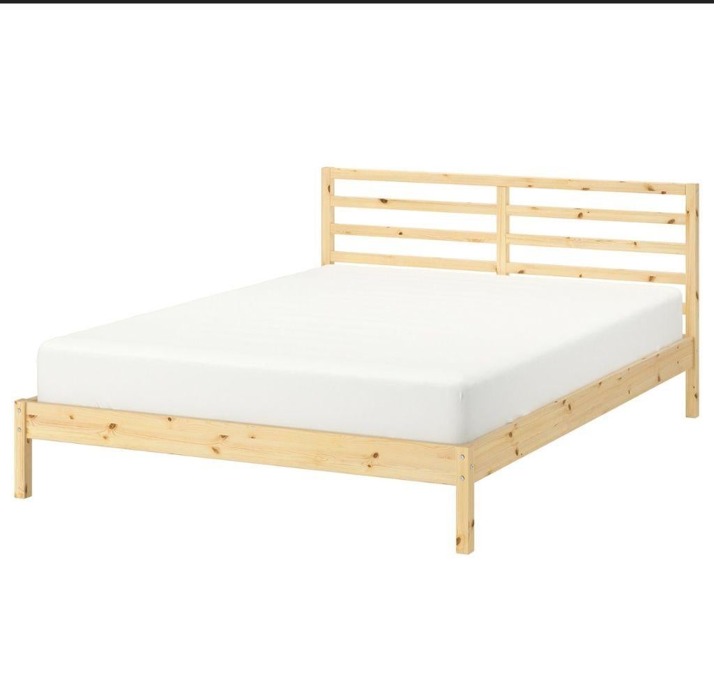 Structure de lit IKEA TARVA en pin massif - 160x200 cm, Enlèvement, Queen size, Bois, 200 cm