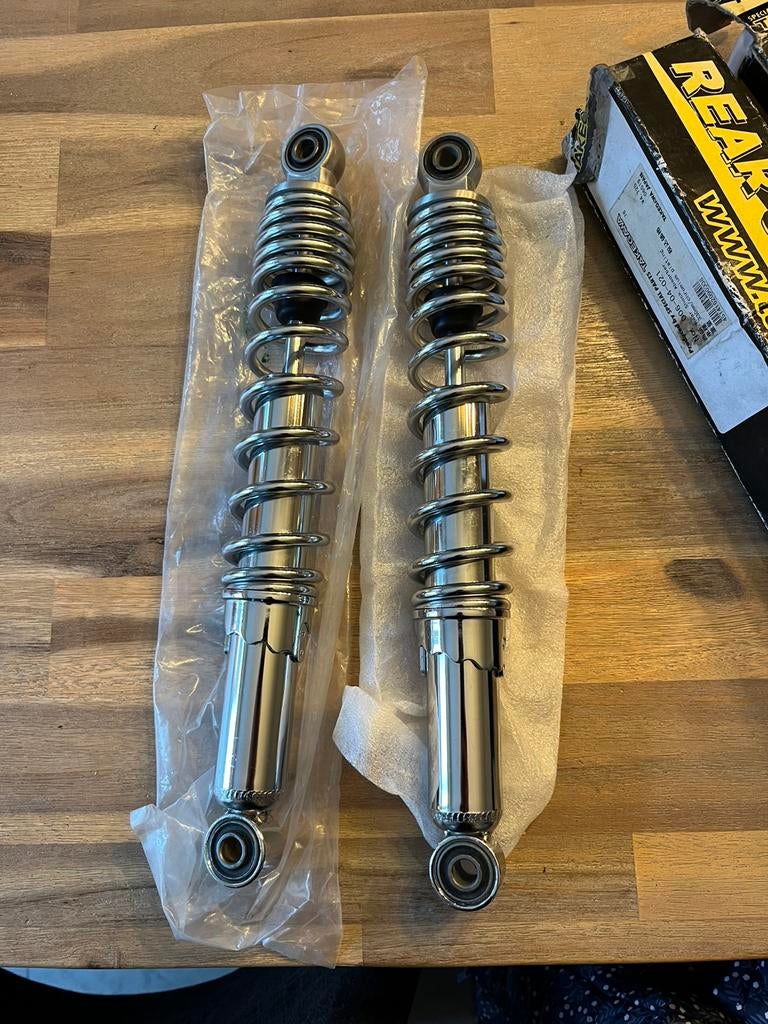 Nieuwe takegawa 330mm veren chroom, Fietsen en Brommers, Ophalen of Verzenden, Nieuw