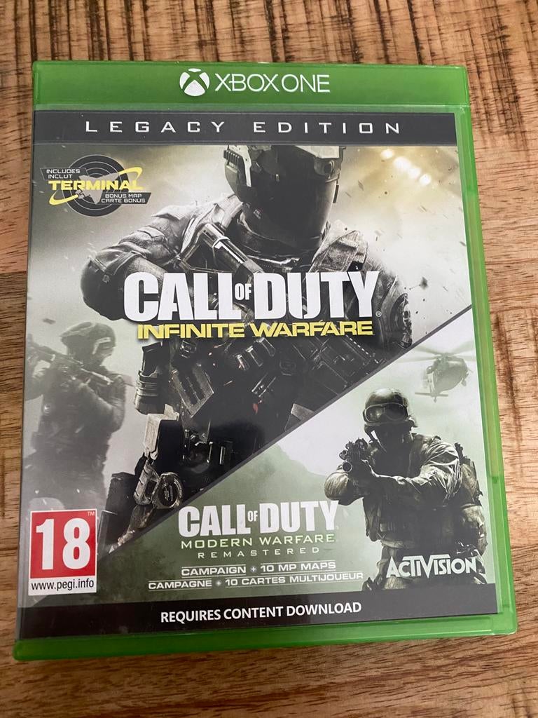 Call of Duty: Infinite Warfare Legacy Edition Xbox One, Games en Spelcomputers, Online, Gebruikt, Vanaf 18 jaar, Shooter