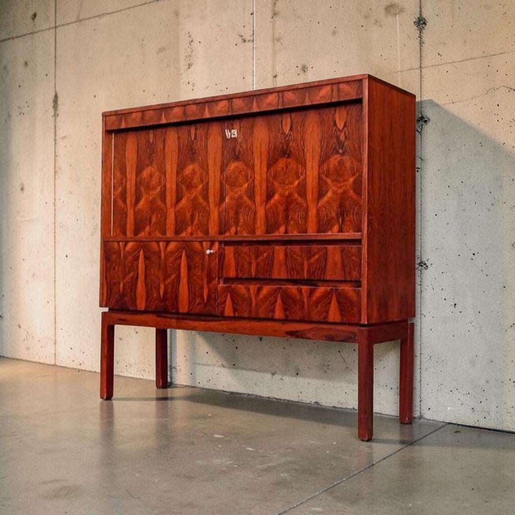 Sideboard Vintage Dressoir Bar 1960's, Enlèvement