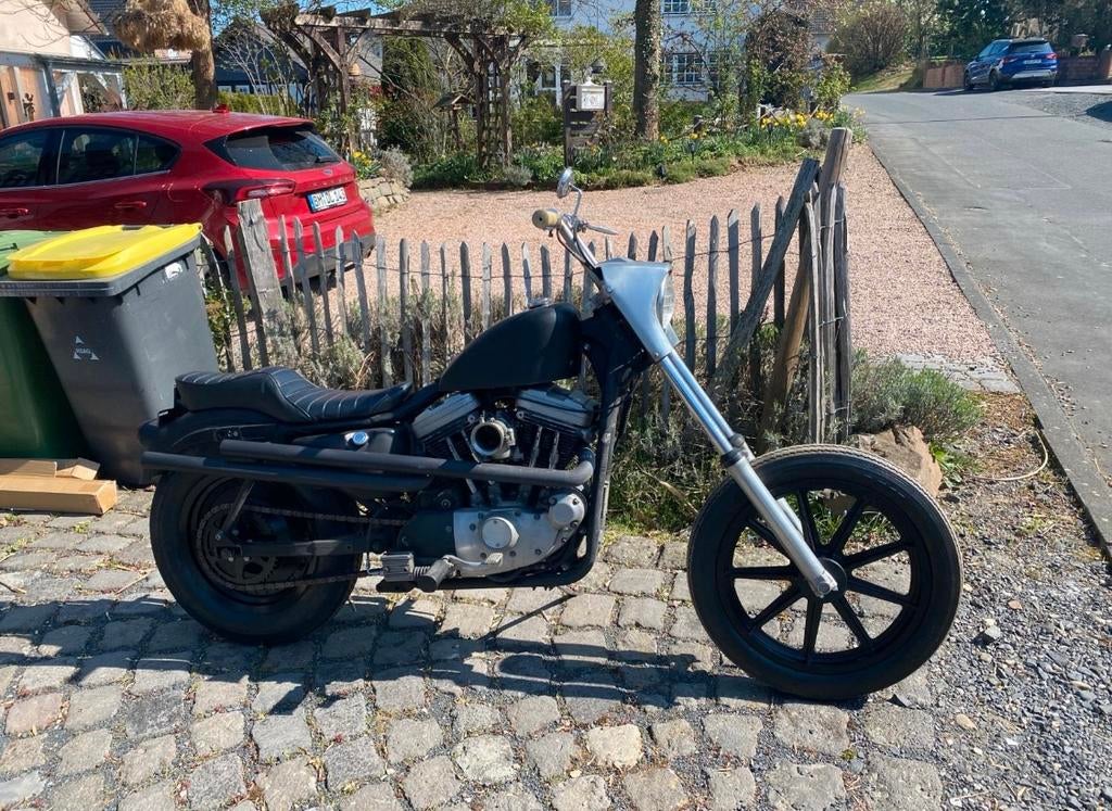 Harley Davidson Sportster Custom shovel pan, Chopper, 2 cylindres