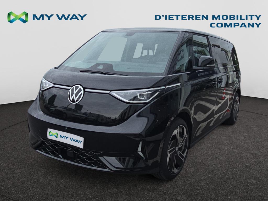 Volkswagen ID.Buzz Lwb ID.Buzz LWB 86 kWh 4Motion GTX, Auto's, Volkswagen, Automaat, Overige modellen, Zwart, Elektrisch