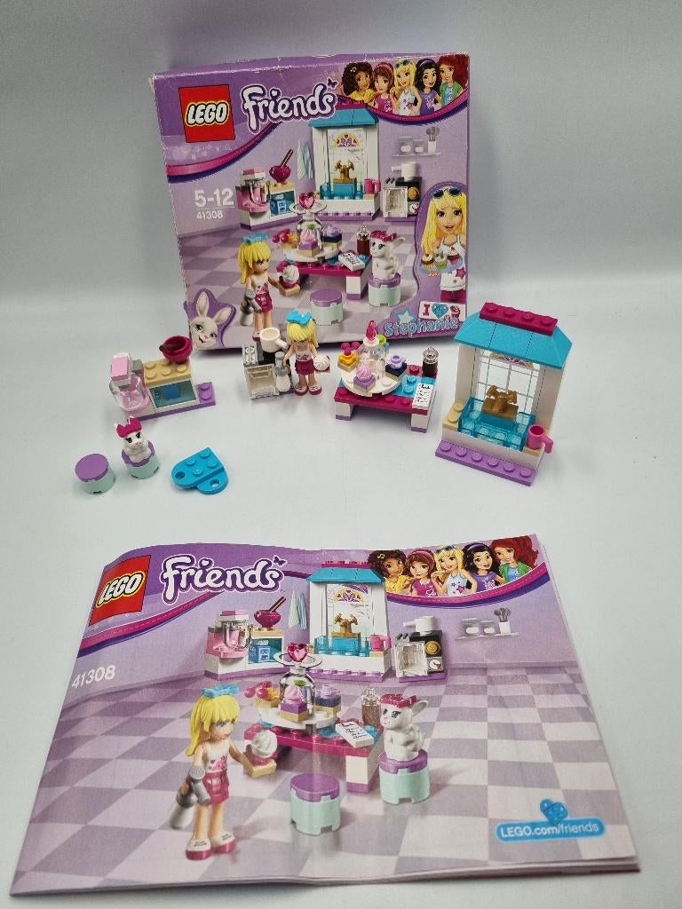 Lego Friends 41308 Stephanie's Friendship Cakes, Kinderen en Baby's, Speelgoed | Duplo en Lego, Zo goed als nieuw, Lego, Complete set