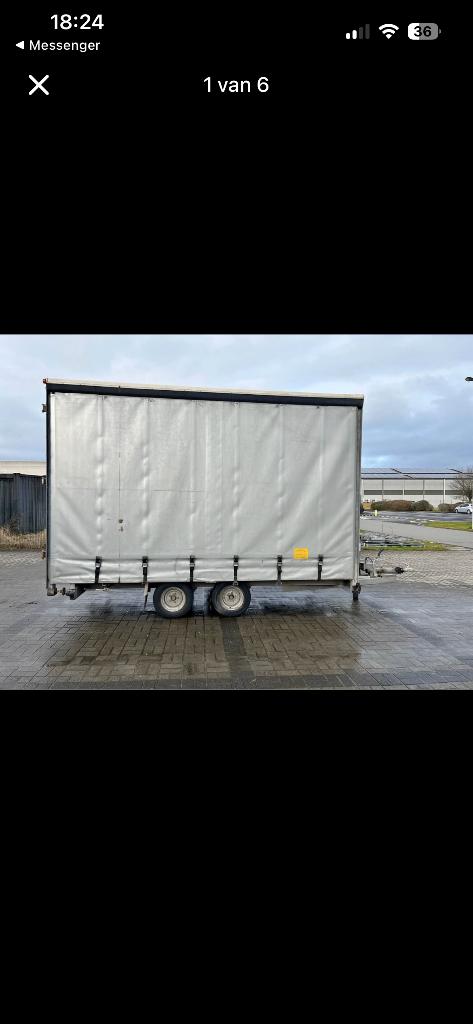 Gesloten aanhangwagen, Auto diversen, Aanhangers en Bagagewagens, Ophalen, Gebruikt