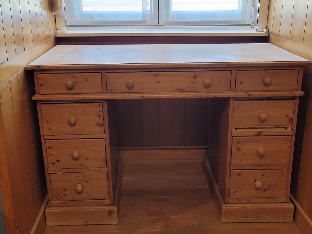 bureautafel, Huis en Inrichting, Bureaus, Ophalen, Met lades, Gebruikt