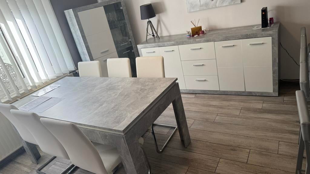 Salle a manger complete style moderne, Maison & Meubles, Mobilier complet, Enlèvement