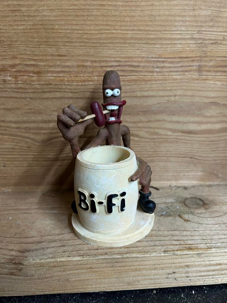 Bifi tandenstoker potje, Verzamelen, Vingerhoedjes, Ophalen, Zo goed als nieuw, Overige materialen, Reliëf