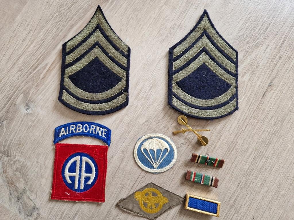 Insignes US WW2, Envoi
