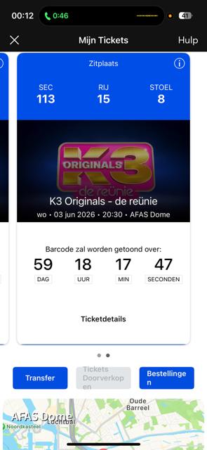 2x K3 tickets 3 juni om 20:30 in AFAS Dome (zitplaatsen), Tickets & Billets, Deux personnes, Juin, Dance