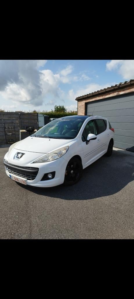 207 SW 1.6HDI 112CH 2012, Autos, Peugeot, Boîte manuelle, Noir, 5 portes, Particulier