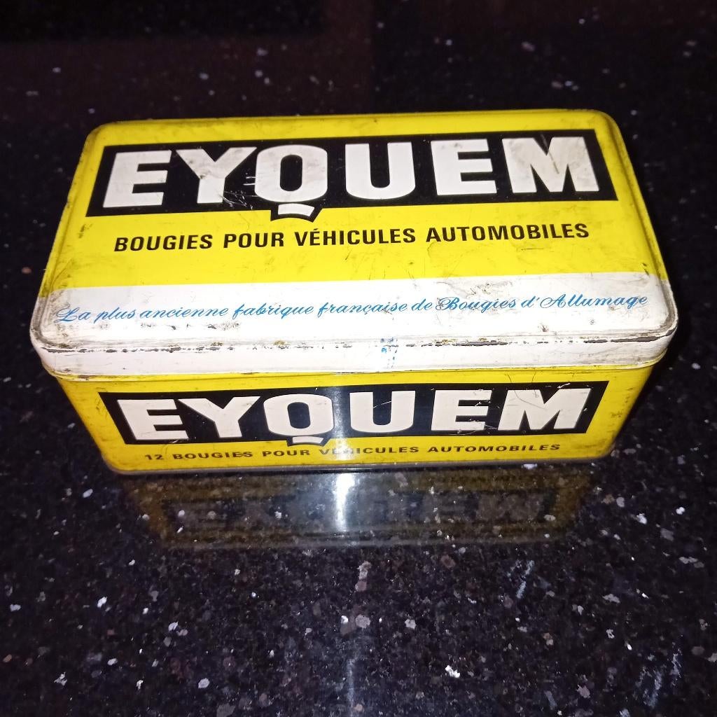 vintage blik Bougies Eyquem, Ophalen of Verzenden, Zo goed als nieuw