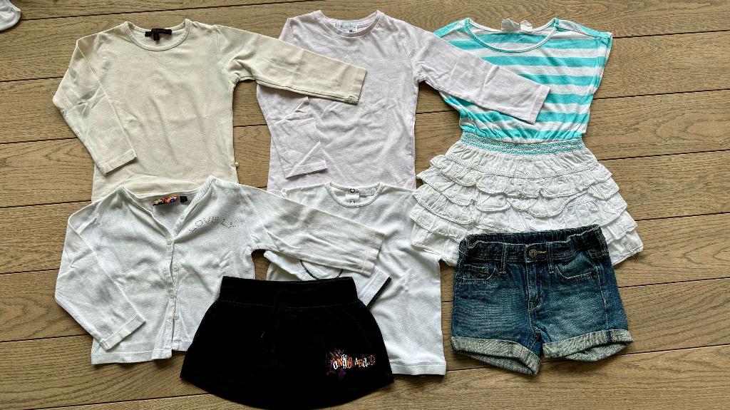 Robe, gilet, Basile & Boniface – 3-4 ans (98-104 cm), Robe ou Jupe, Enlèvement ou Envoi, Comme neuf, Basile & Boniface