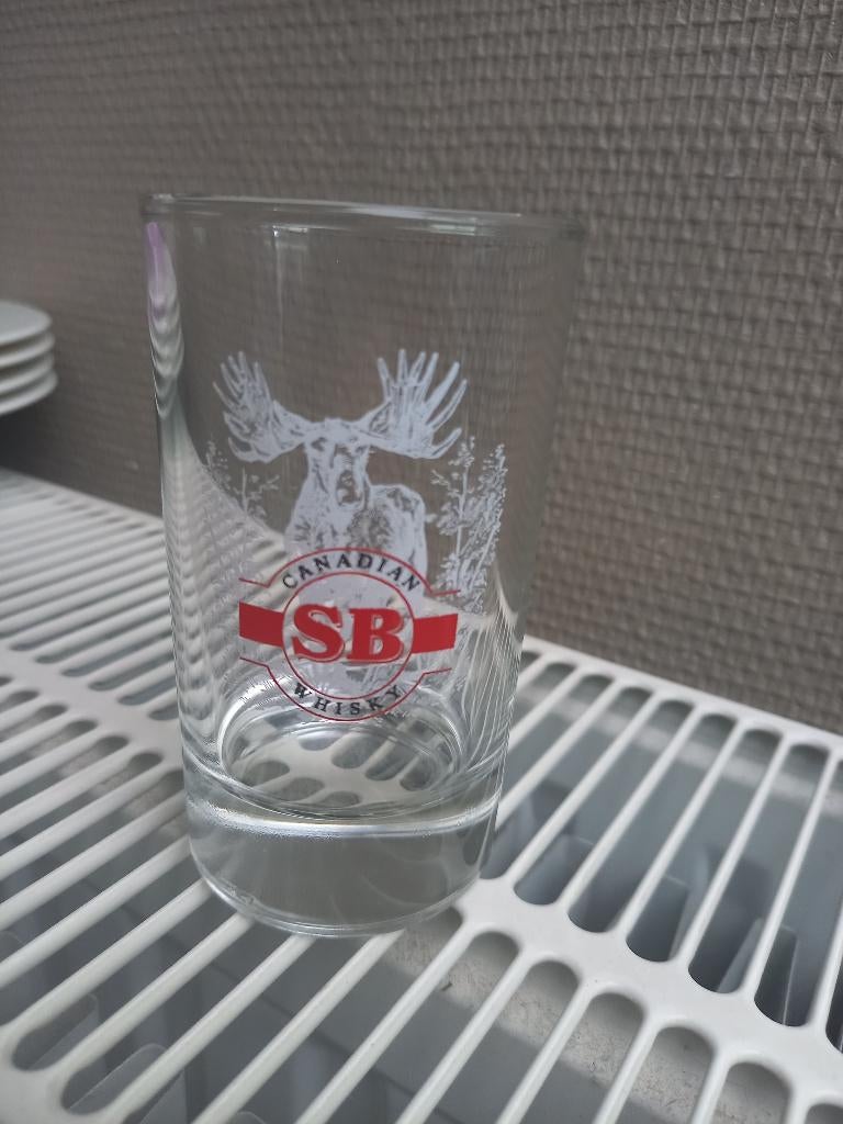 Verre à liqueur de whisky canadien 2 pièces., Collections, Enlèvement ou Envoi, Neuf, Verres et Verres à shot