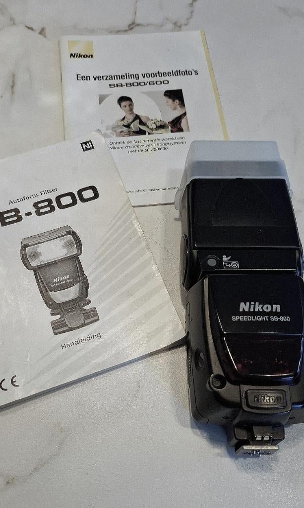 Nikon flitser SB-800, Audio, Tv en Foto, Foto | Flitsers, Ophalen of Verzenden, Zo goed als nieuw, Nikon, Kantelbaar