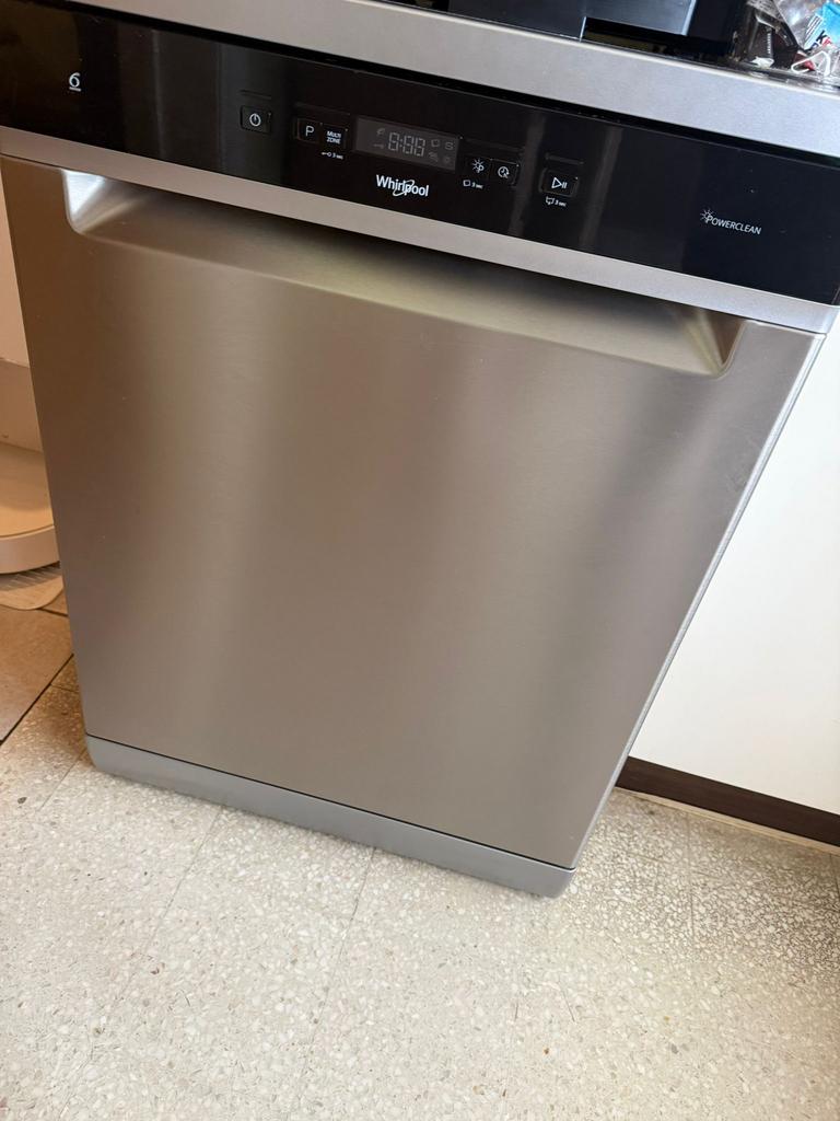 Lave vaisselle whirlpool WH7FA14BN7A0X, Electroménager, Lave-vaisselle, Programme court, 85 à 90 cm, Moins de 10 litres, Comme neuf