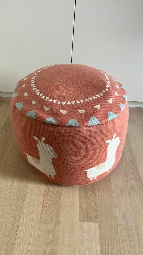 Noukie’s poef met dierenprint, Ophalen, Zo goed als nieuw