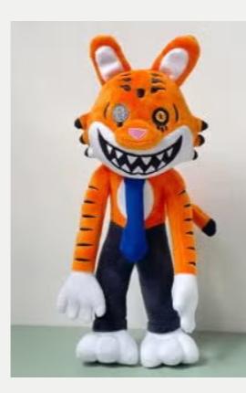 Mr. Hopp's Playhouse pluche knuffels (28cm), Ophalen of Verzenden, Nieuw