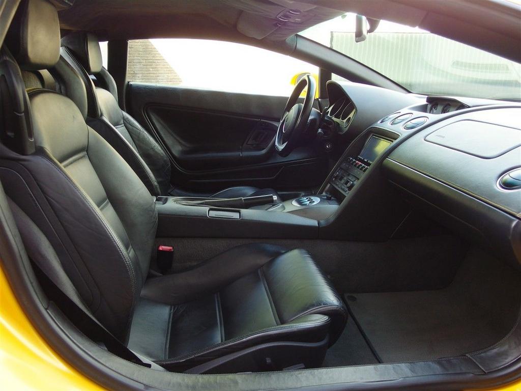 Lamborghini Gallardo 2003 Coupe in Giallo Midas (500HP), Auto's, Lamborghini, Parkeercamera, Zwart, Overige kleuren, Bedrijf