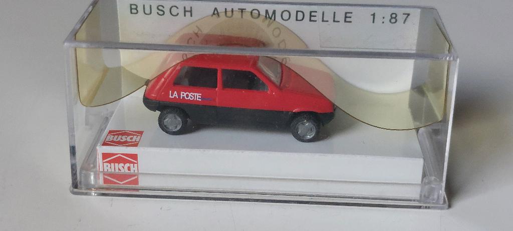 BUSCH RENAULT R5*POST BELGIEN* 1/87 N 42501, Hobby & Loisirs créatifs, Voitures miniatures | 1:87, Envoi, Neuf, Voiture, Autres marques