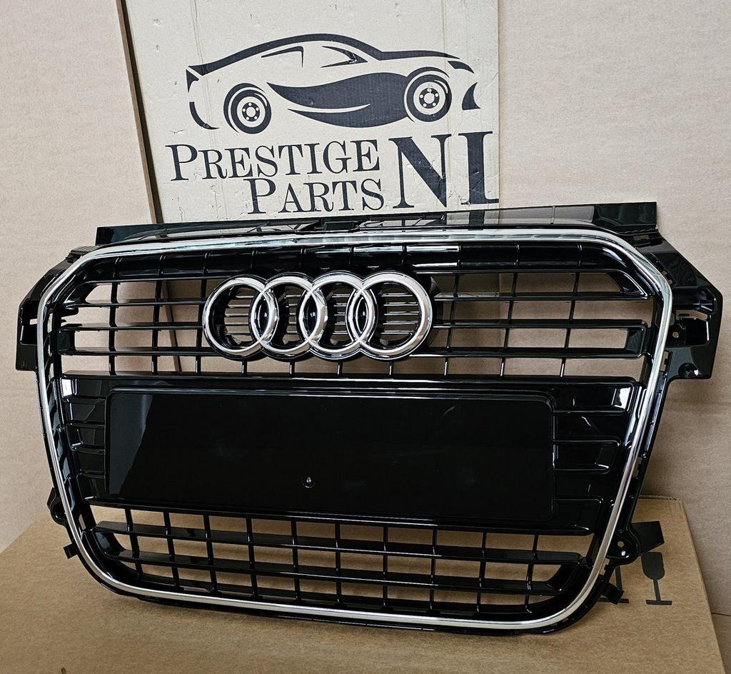 Grill AUDI A1 8X 8X0 Grille Hooglans Zwart bj.2010-2015 NIEU, -, Voor, Nieuw, Ophalen of Verzenden