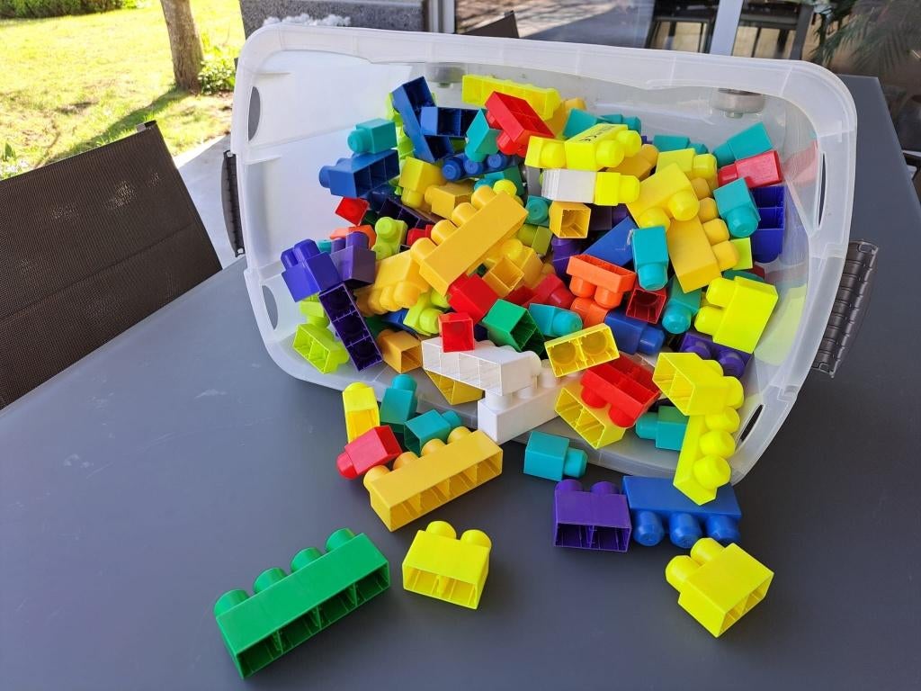 Megablocks bouwblokken, Kinderen en Baby's, Speelgoed | Bouwstenen, Ophalen, Gebruikt, Megabloks