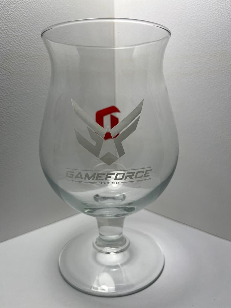 Duvel glas gameforce, Verzamelen, Biermerken, Ophalen of Verzenden, Zo goed als nieuw, Duvel