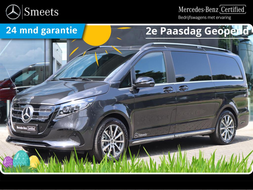 Mercedes-Benz EQV 300 L2 AVANT. 8 pers. (365km WLTP), Stof, Zwart, 365 km, 90 kWh