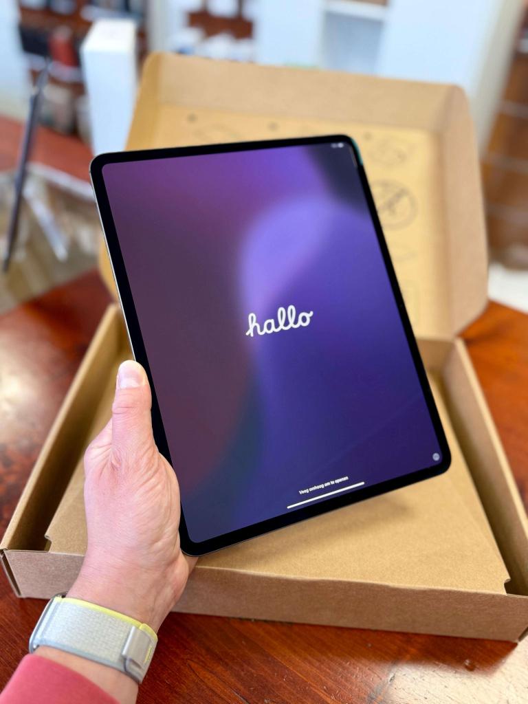 Apple iPad Pro 13 (M4 Chip) 256GB - Wifi + Garantie, Computers en Software, Apple iPads, 13 inch of meer, Apple, Zwart, Applelaan 1