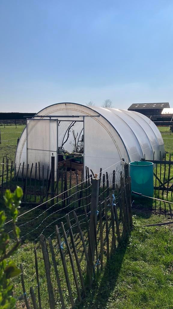 Tuinserre, Ophalen, Gebruikt, Folie, Kweekkas