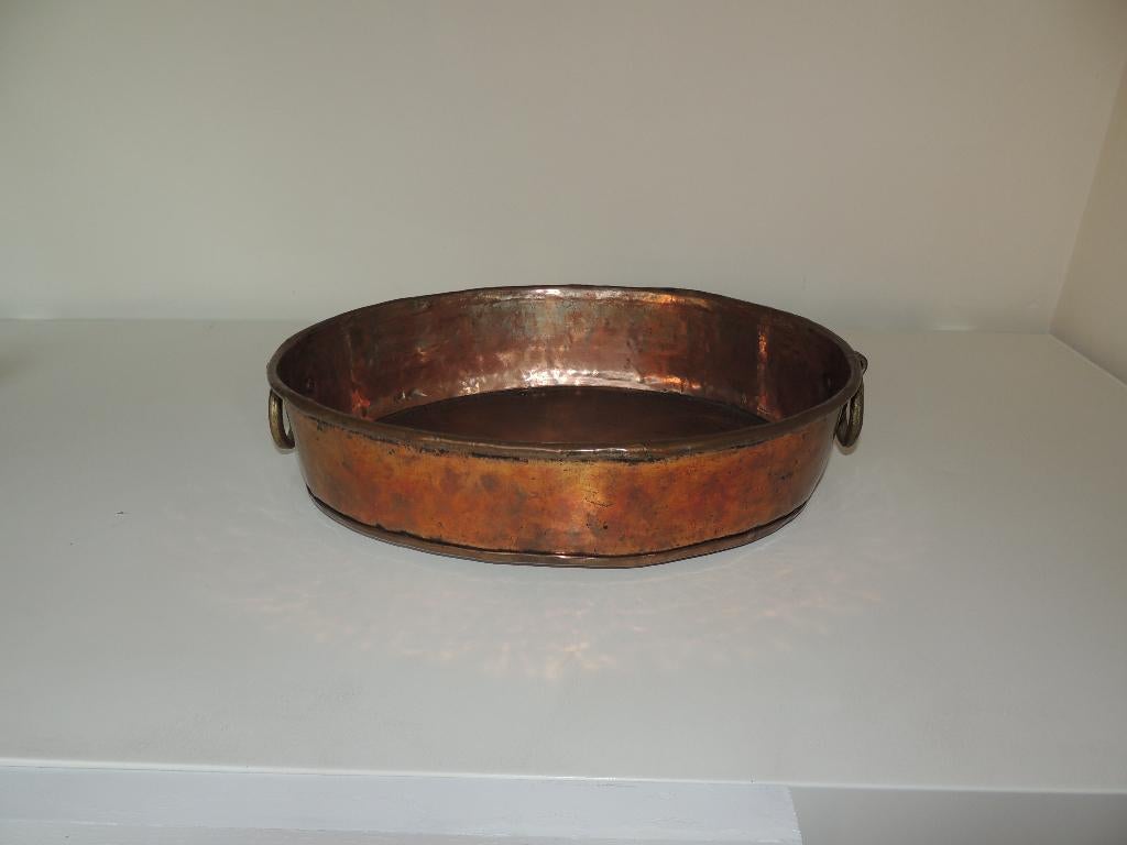 grote koperen schaal, Ophalen, Koper