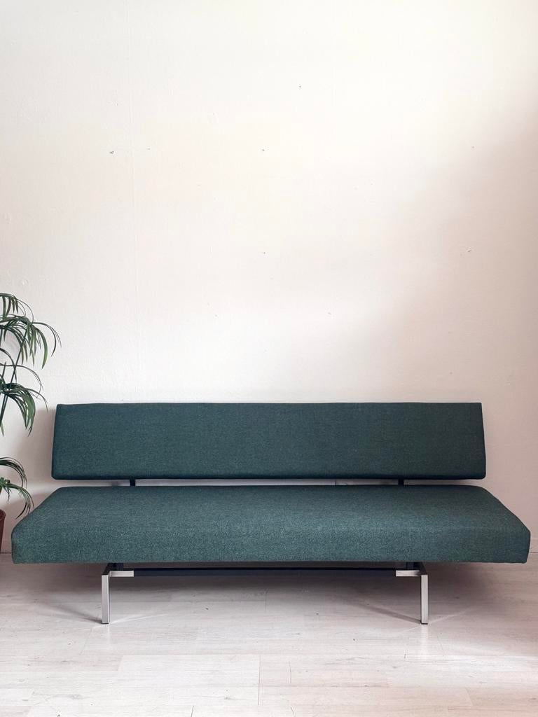 Martin Visser slaapbank BR 53 7 – ‘t Spectrum 1966, Huis en Inrichting, Ophalen, 190 cm of minder, Zo goed als nieuw, Groen