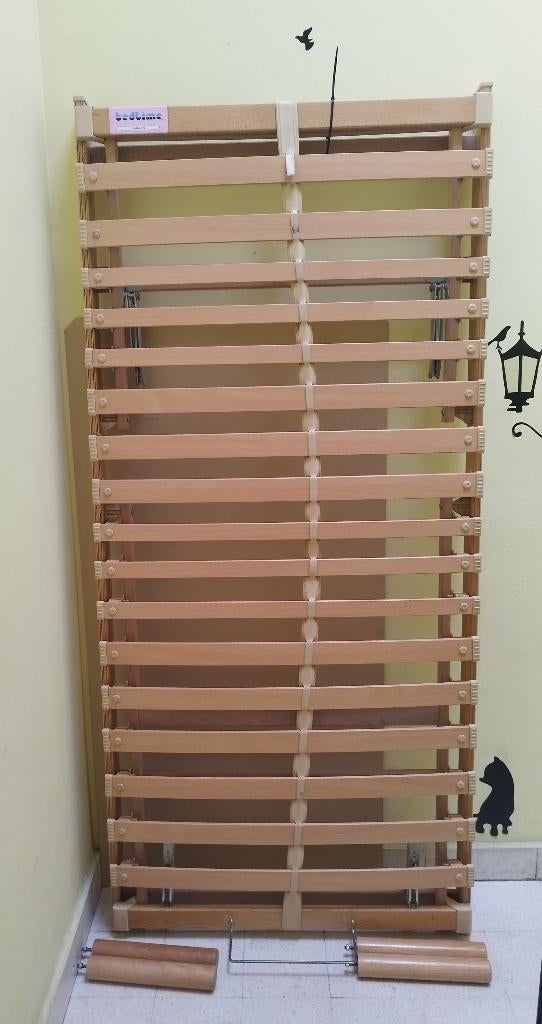 Lattenbodem Latteflex Latesort 90cm met poten, 90 cm, Eenpersoons, Ophalen of Verzenden, Bedbodem