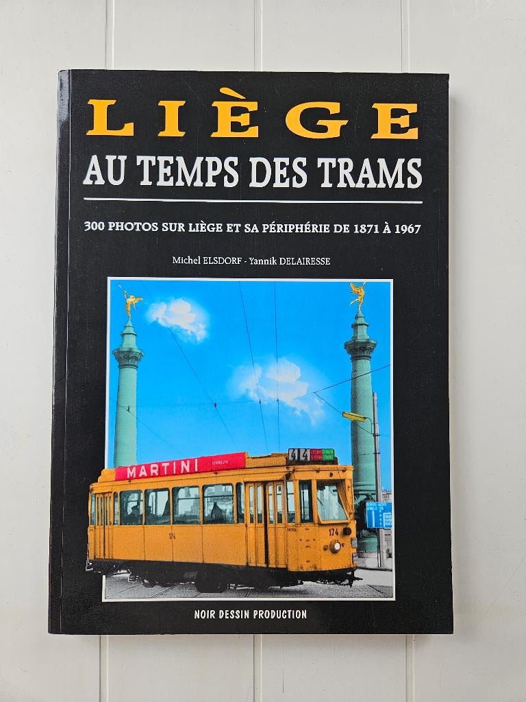 Luik ten tijde van de trams: 300 foto's over Luik, Boeken, Vervoer en Transport, Ophalen of Verzenden, Zo goed als nieuw, Yannik Delairesse