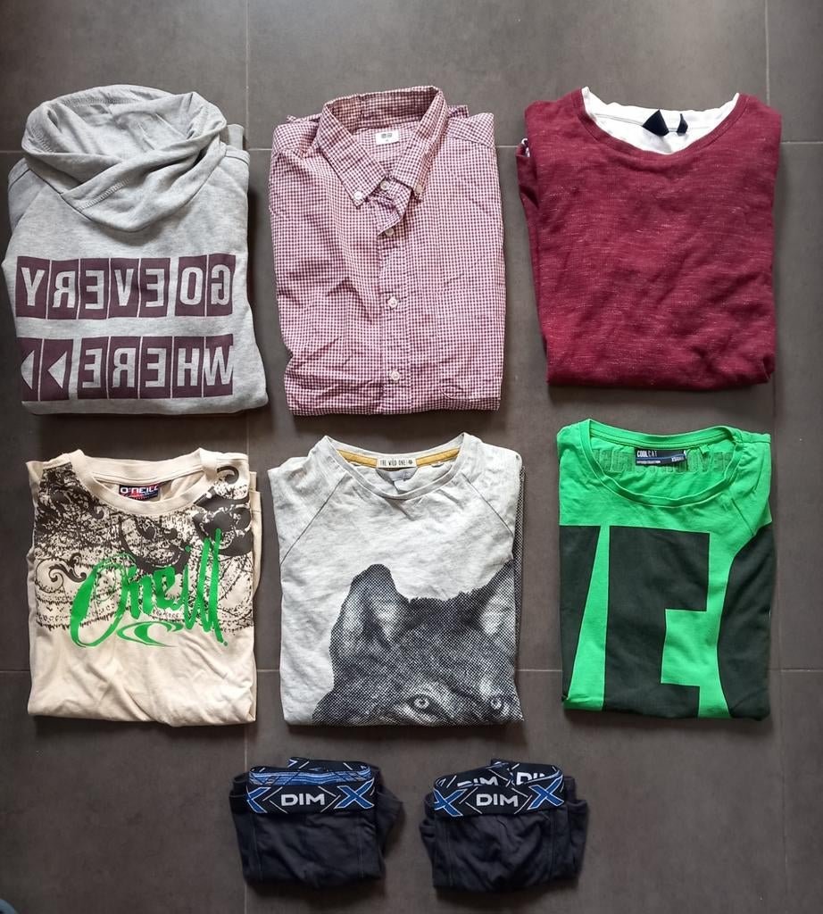 Pack de vêtements - garçons/ados - taille 164 -> ensemble 5€, Enlèvement, Comme neuf, Taille 164