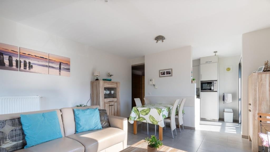 2-slaapkamerapp te Zeebrugge met lateraal zeezicht, 83 kWh/m²/jaar, 2 kamers, Appartement, Tot 200 m²