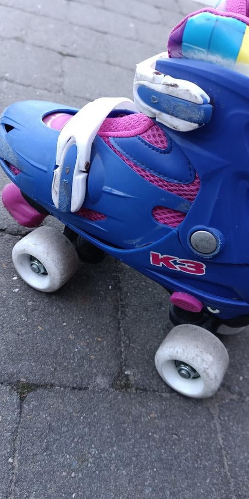 K3 rolschaatsen  maat 34-37, Ophalen, Kinderen, Verstelbaar, Gebruikt