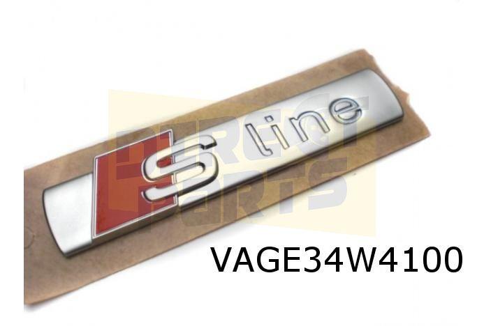 Audi S-Line embleem logo zijkant L/R Origineel! 8N0853601A, Auto-onderdelen, Carrosserie, Audi, Nieuw, Verzenden