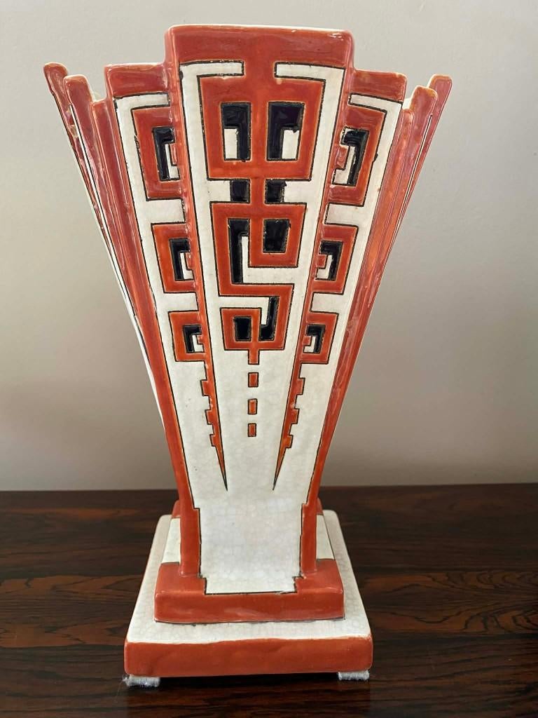 Charles Catteau Keramis Decor 1287 vaas, Ophalen of Verzenden