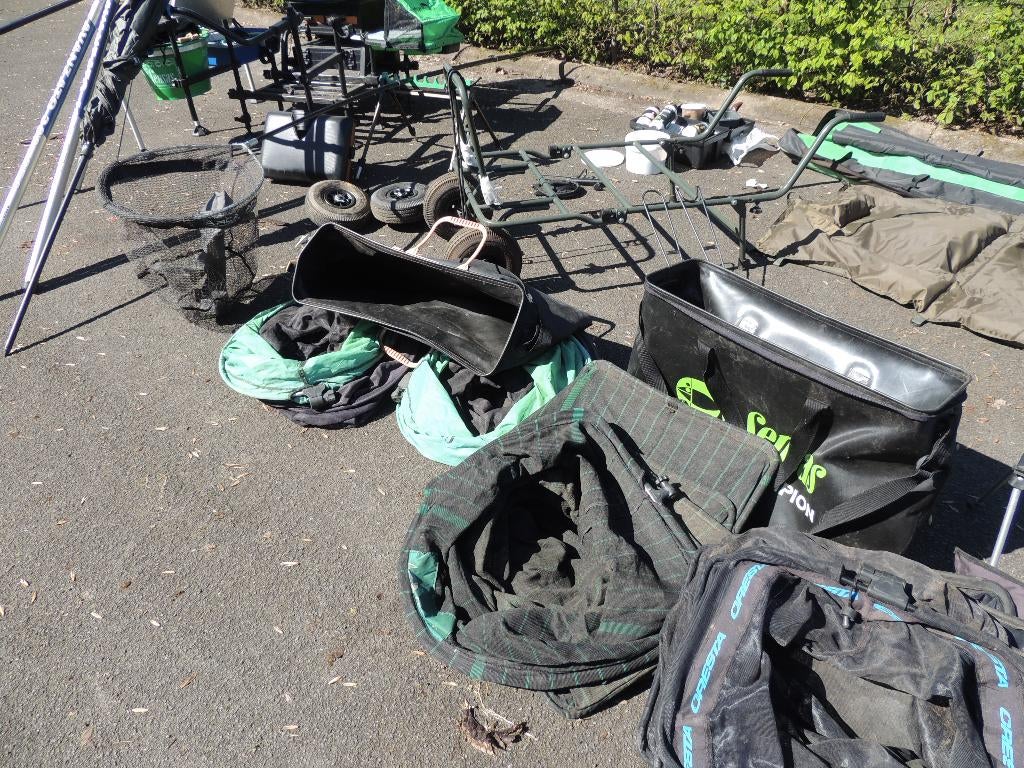 carpmatriaal, Watersport en Boten, Ophalen, Gebruikt, Complete set