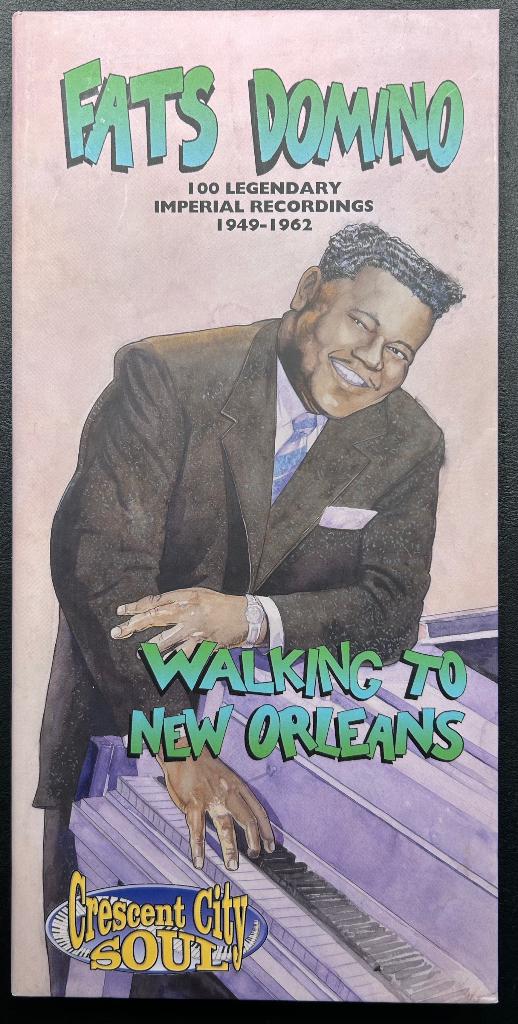 FATS DOMINO - Walking to New Orleans ( 4CD Boxset ), Cd's en Dvd's, Cd's | Rock, Zo goed als nieuw, Rock-'n-Roll, Verzenden