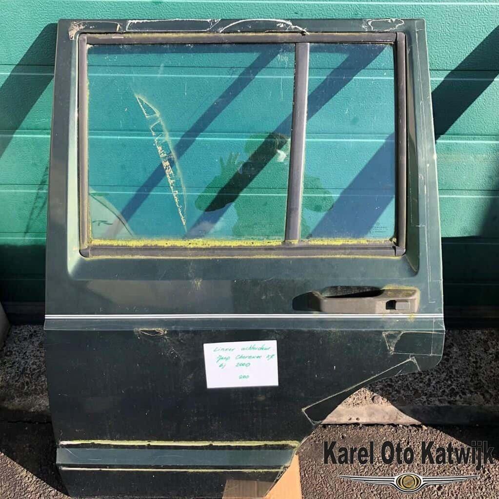 Achterdeur links Jeep Cherokee XJ Groen, Arrière, -, Utilisé, Porte