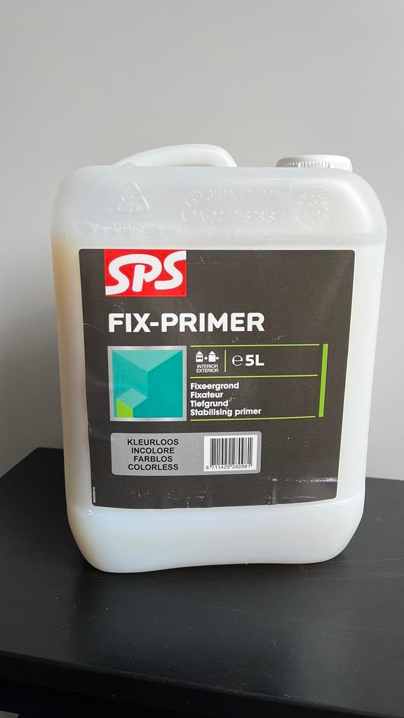SPS Fix-primer - 5l ongeopende verpakking, Doe-het-zelf en Bouw, Ophalen, Zo goed als nieuw, Verf