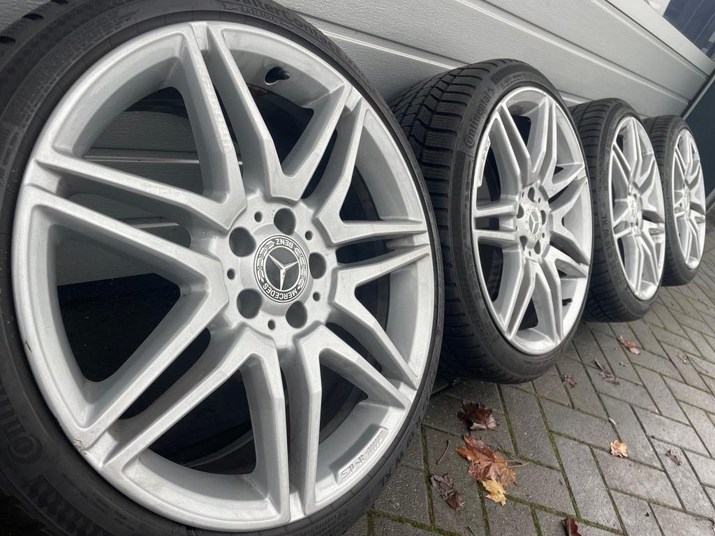 19 inch AMG Mercedes C E klasse W212 C207 A207 velgen banden, 19 inch, Gebruikt, -, -