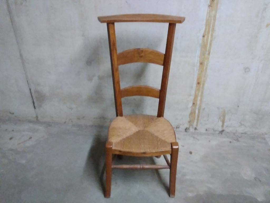 Stoel met rieten zitting, Huis en Inrichting, Stoelen, Ophalen