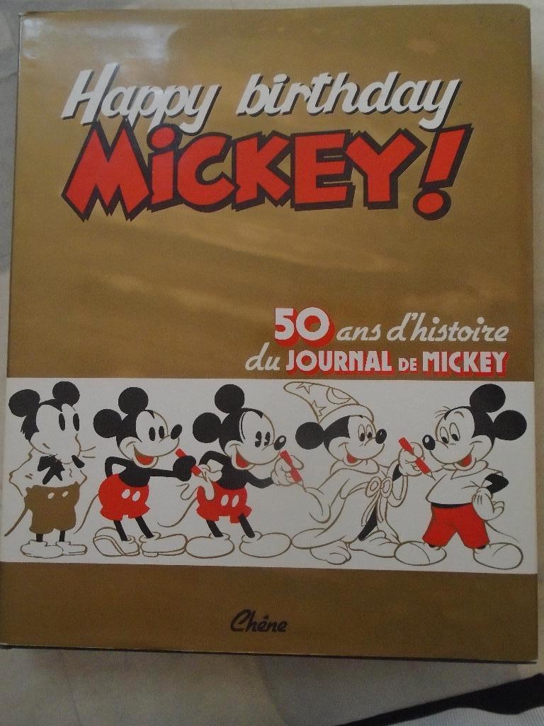 Mickey, joyeux anniversaire, 50 ans d'histoire du Mickey, Livres, Enlèvement ou Envoi, Comme neuf, Walt Disney, Une BD