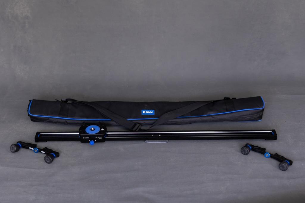 Benro MoveOver4 Aluminum Rail Slider - 900mm, TV, Hi-fi & Vidéo, Enlèvement, Comme neuf, Autres types