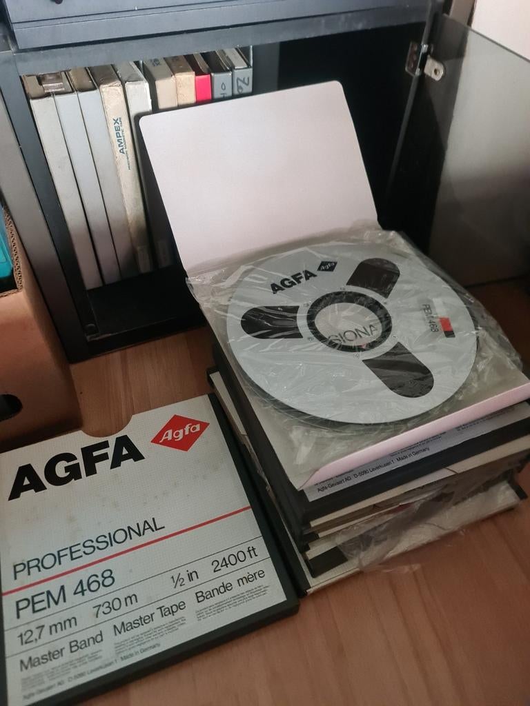 Bande de son magnétique AGFA PEM 468  12.5/730 m, Enlèvement