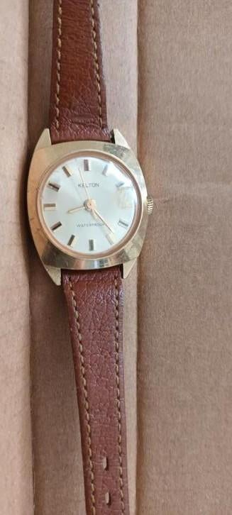 ⌚mode design jolie montre kelton femme dorée or waterproof, Montre-bracelet, Autres marques, Or, Enlèvement