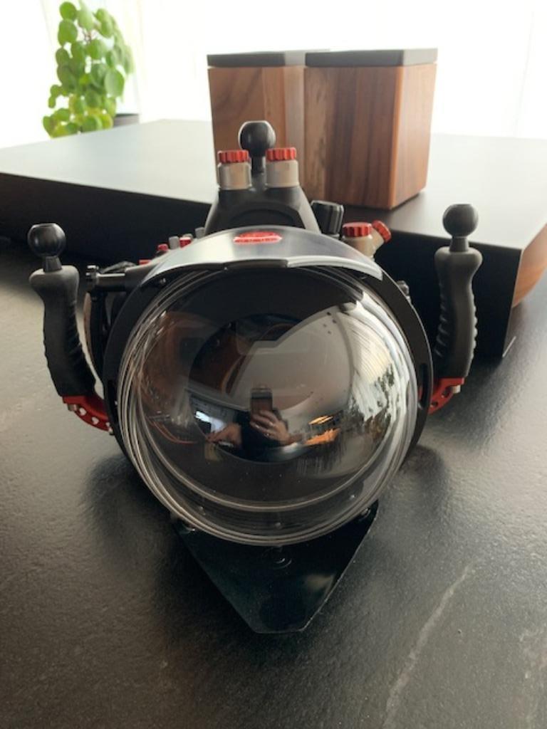 Complete professionele onderwaterfotografie-set (Hugyfot + C, Audio, Tv en Foto, Ophalen, Zo goed als nieuw