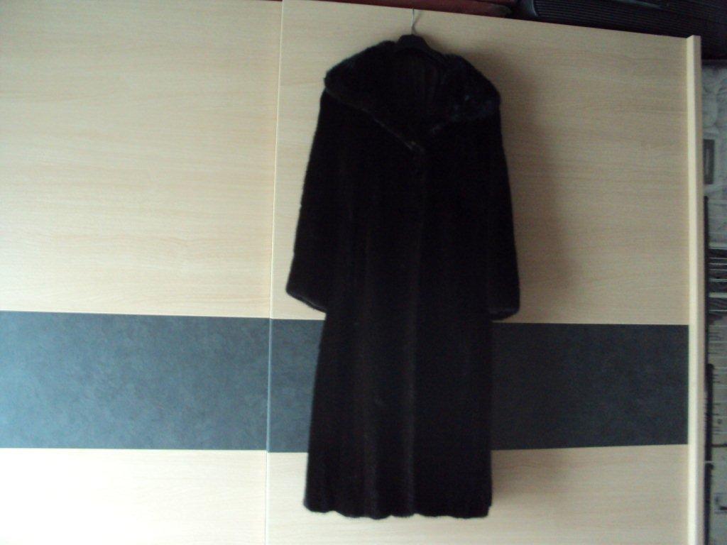 Mooie Pelsmantel Dames Vison Black Glama Zwart  Maat 46-48, Kleding | Dames, Ophalen, Zo goed als nieuw, Maat 46/48 (XL) of groter